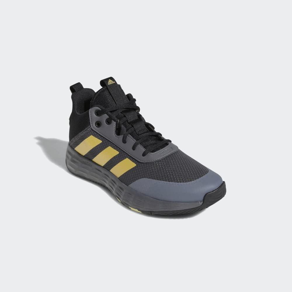 imageadidas Mens Ownthegame Basketball ShoeGrey FiveMatte GoldCore Black