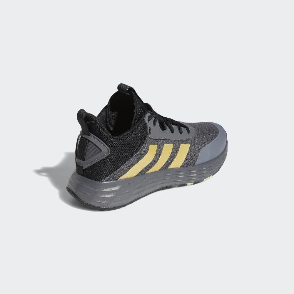 imageadidas Mens Ownthegame Basketball ShoeGrey FiveMatte GoldCore Black