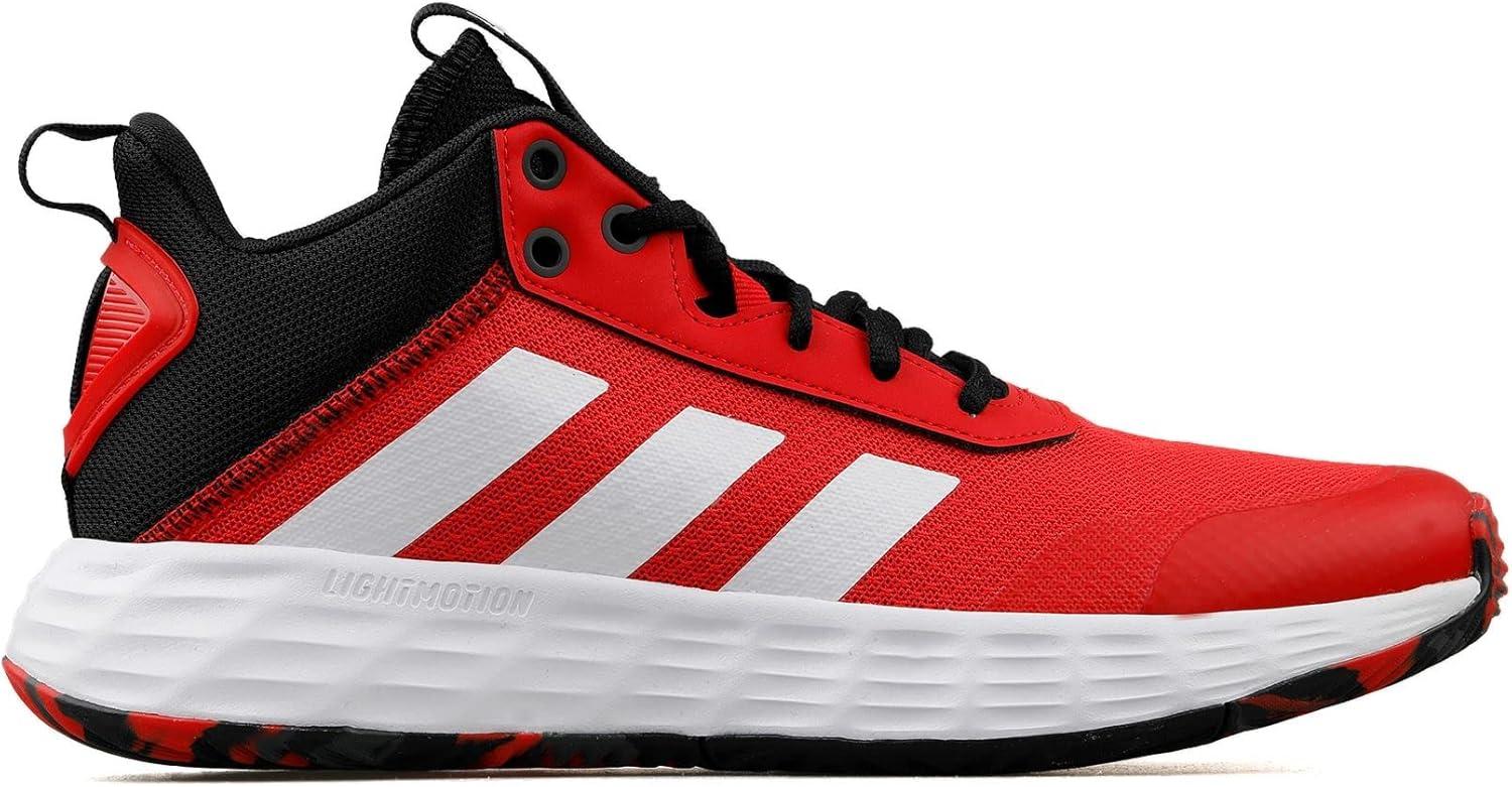 imageadidas Mens Ownthegame Basketball ShoeRojint Ftwbla Negbs