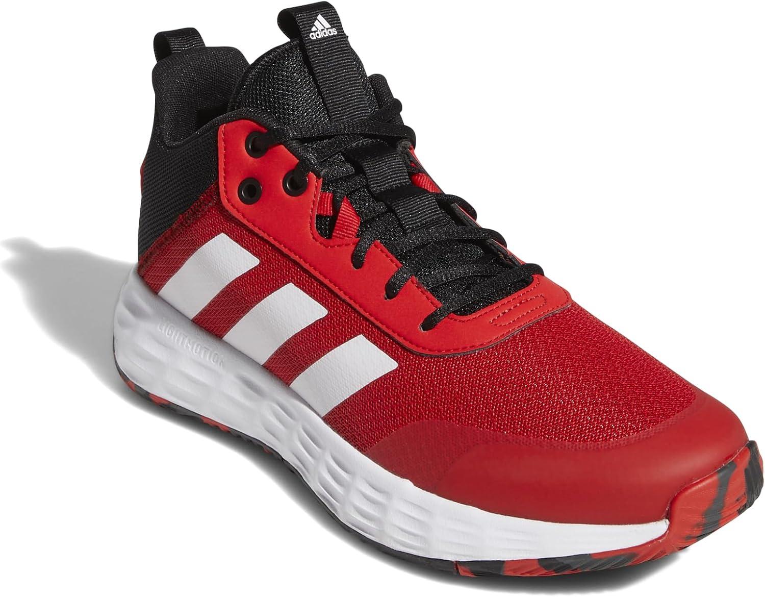 imageadidas Mens Ownthegame Basketball ShoeVivid Red Ftwr White Core Black