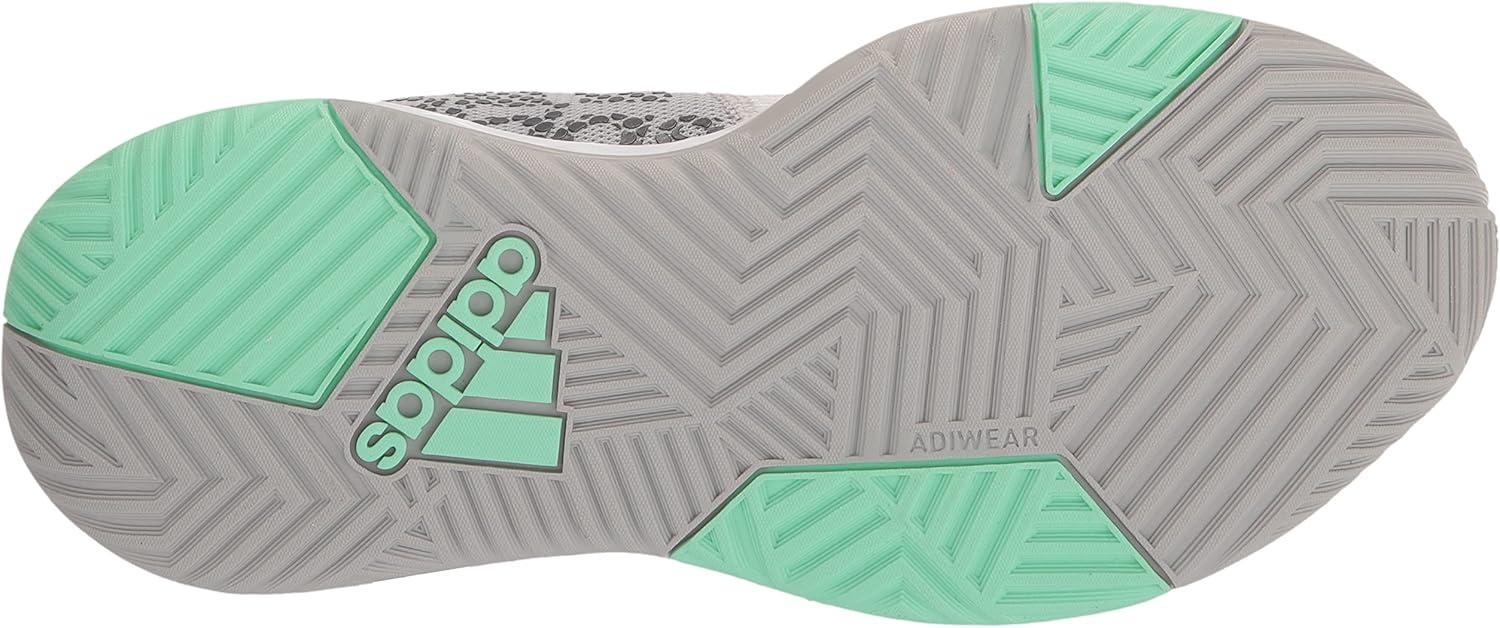 imageadidas Mens Ownthegame Basketball ShoeWhiteBlack Blue MetallicPulse Mint