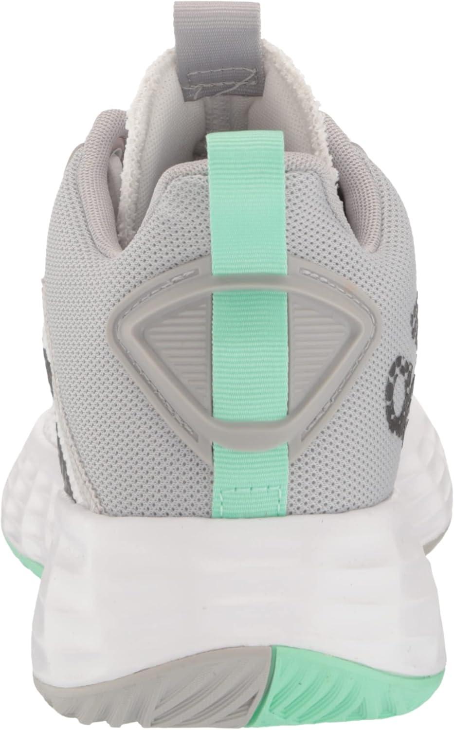 imageadidas Mens Ownthegame Basketball ShoeWhiteBlack Blue MetallicPulse Mint