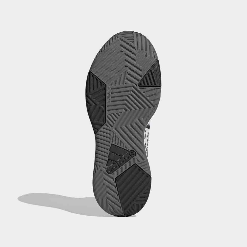 imageadidas Mens Ownthegame Basketball ShoeWhiteBlackGrey
