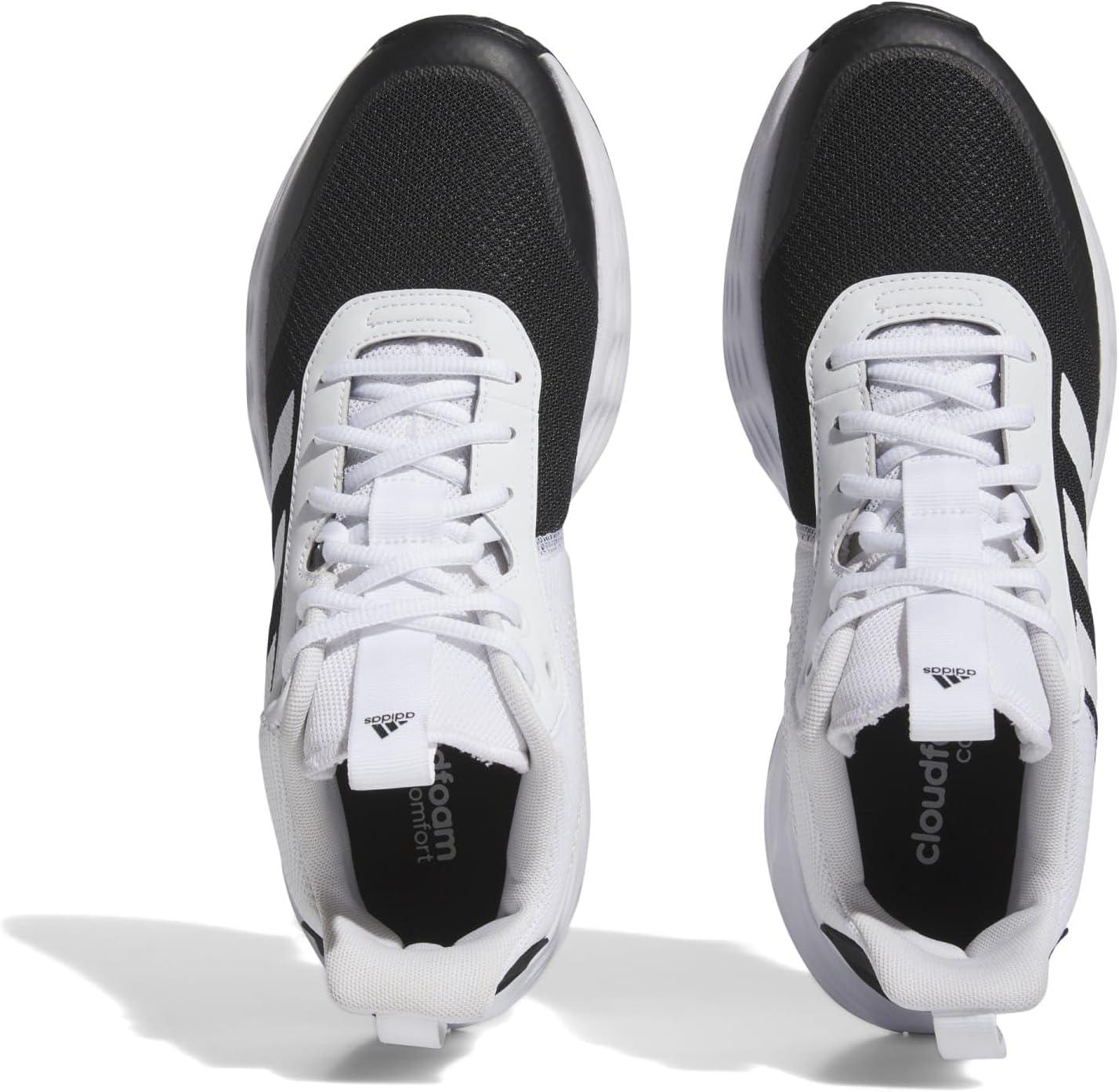 imageadidas Mens Ownthegame Basketball ShoeWhiteWhiteCore Black