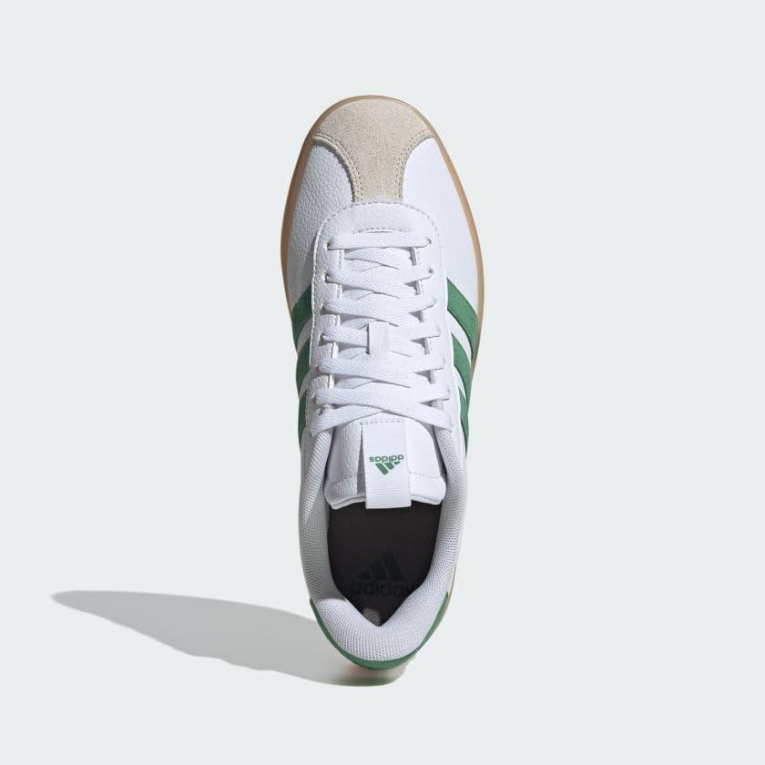 imageadidas Mens Vl Court 30 SneakerCloud WhitePreloved GreenAlumina