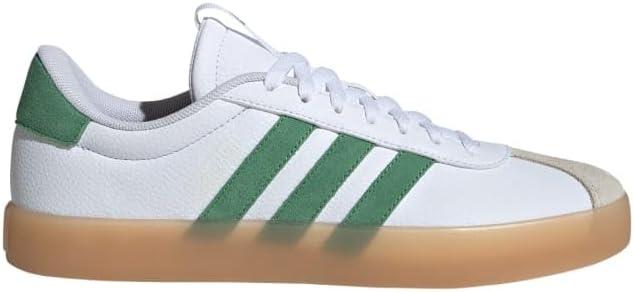 imageadidas Mens Vl Court 30 SneakerCloud WhitePreloved GreenAlumina