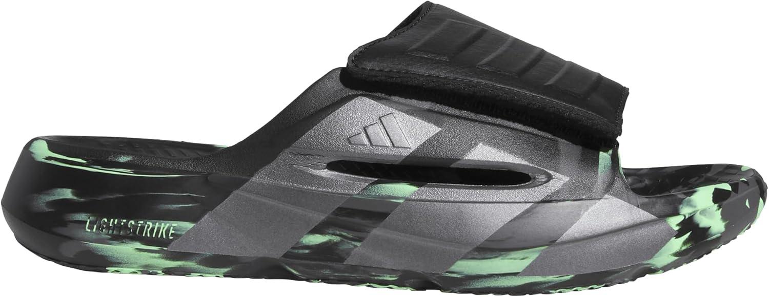 imageadidas Unisex Adult Lightblaze ShoesBlackIron MetallicLime Burst