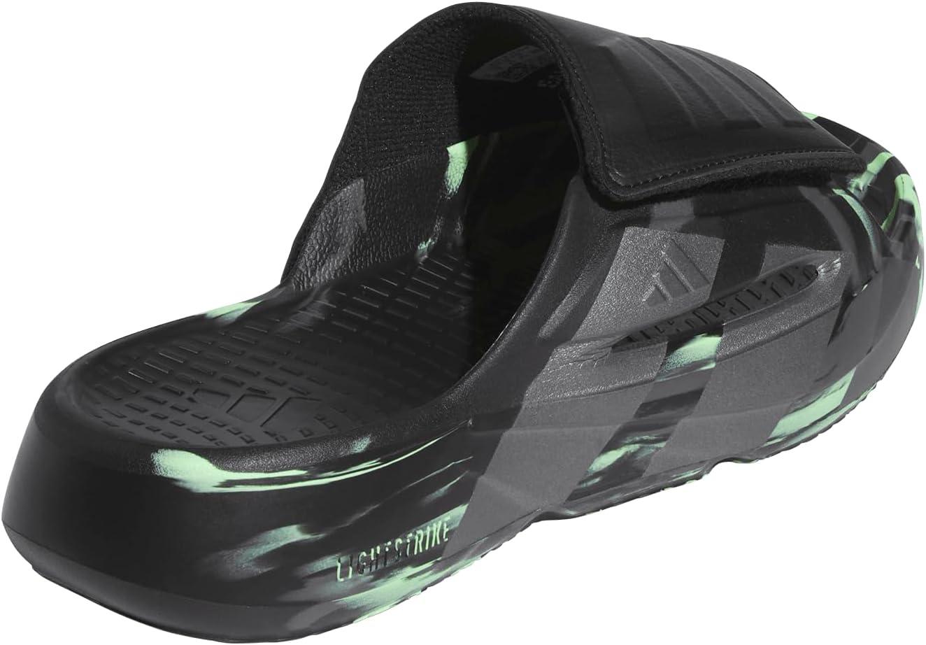 imageadidas Unisex Adult Lightblaze ShoesBlackIron MetallicLime Burst