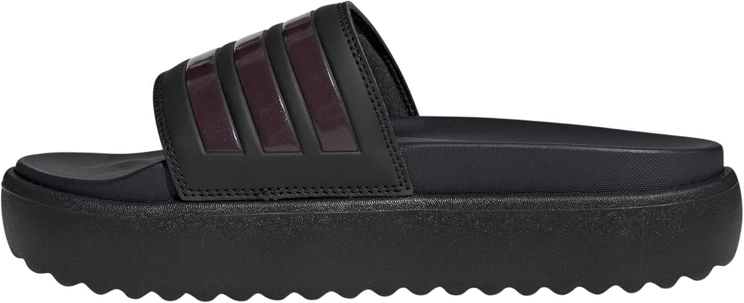 imageadidas Womens Adilette Platform SandalBlackAurora MetAurora Black