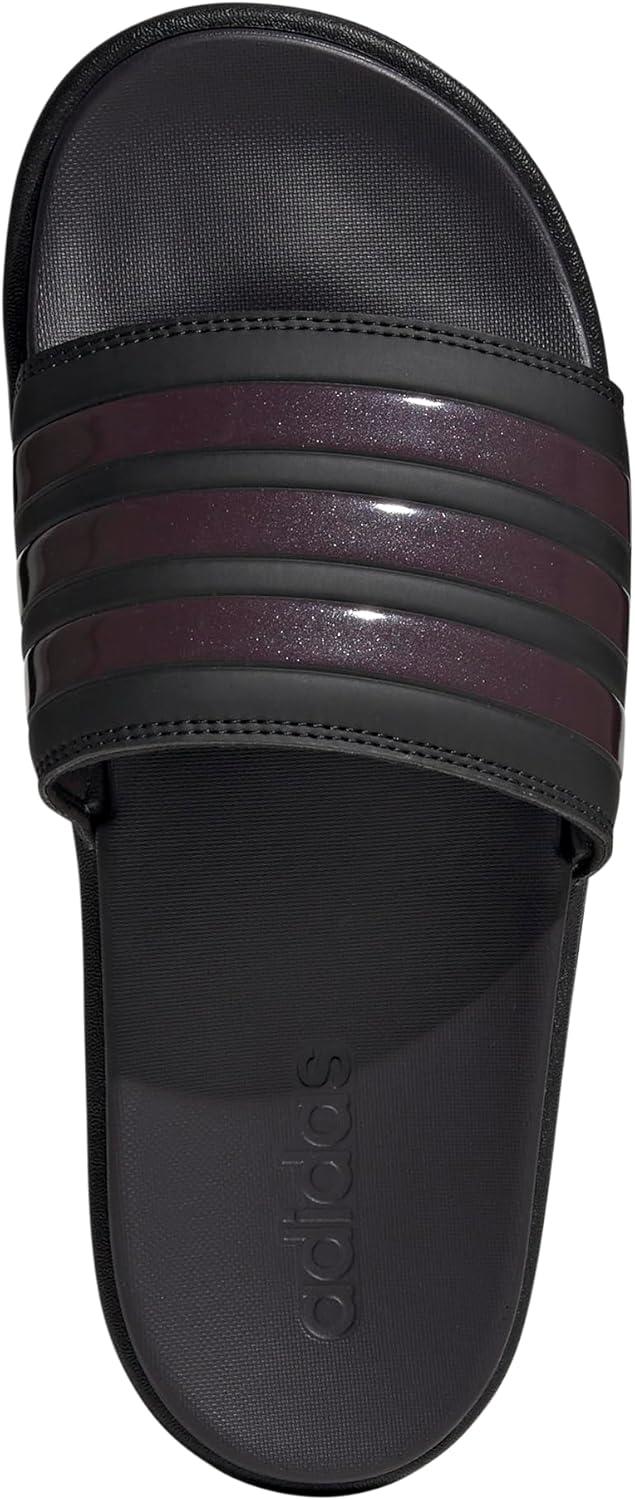 imageadidas Womens Adilette Platform SandalBlackAurora MetAurora Black