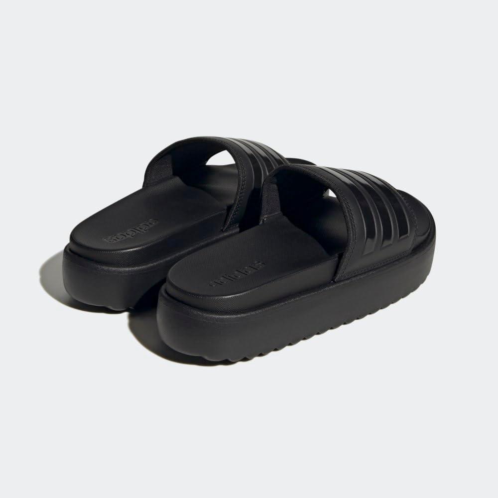 imageadidas Womens Adilette Platform SandalBlackBlackBlack