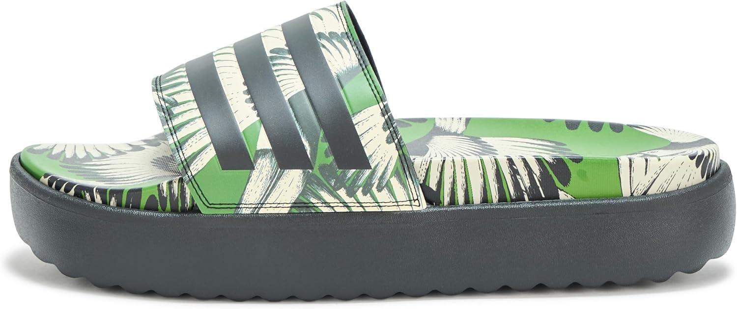 imageadidas Womens Adilette Platform SandalCrew GreenBlackBlack