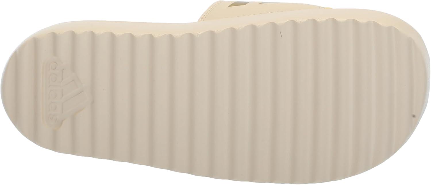 imageadidas Womens Adilette Platform SandalCrystal SandGold MetallicSemi Spark