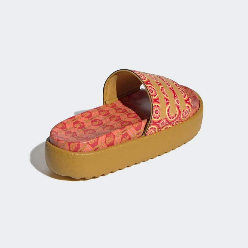imageadidas Womens Adilette Platform SandalVictory GoldVictory GoldTomato