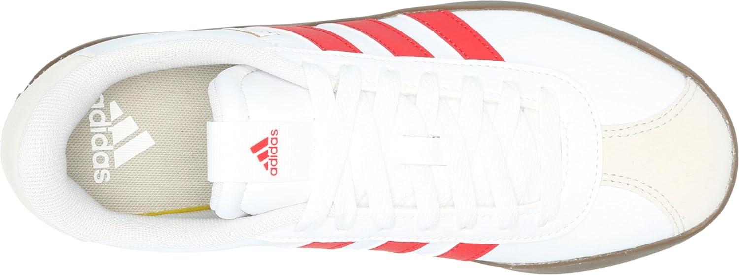 imageadidas Womens VL Court 30 SneakerWhiteBetter ScarletGum Multi
