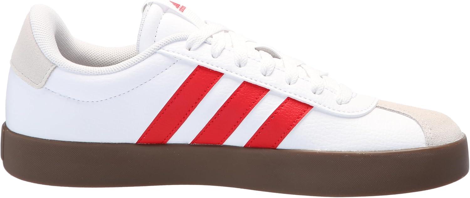 imageadidas Womens VL Court 30 SneakerWhiteBetter ScarletGum Multi
