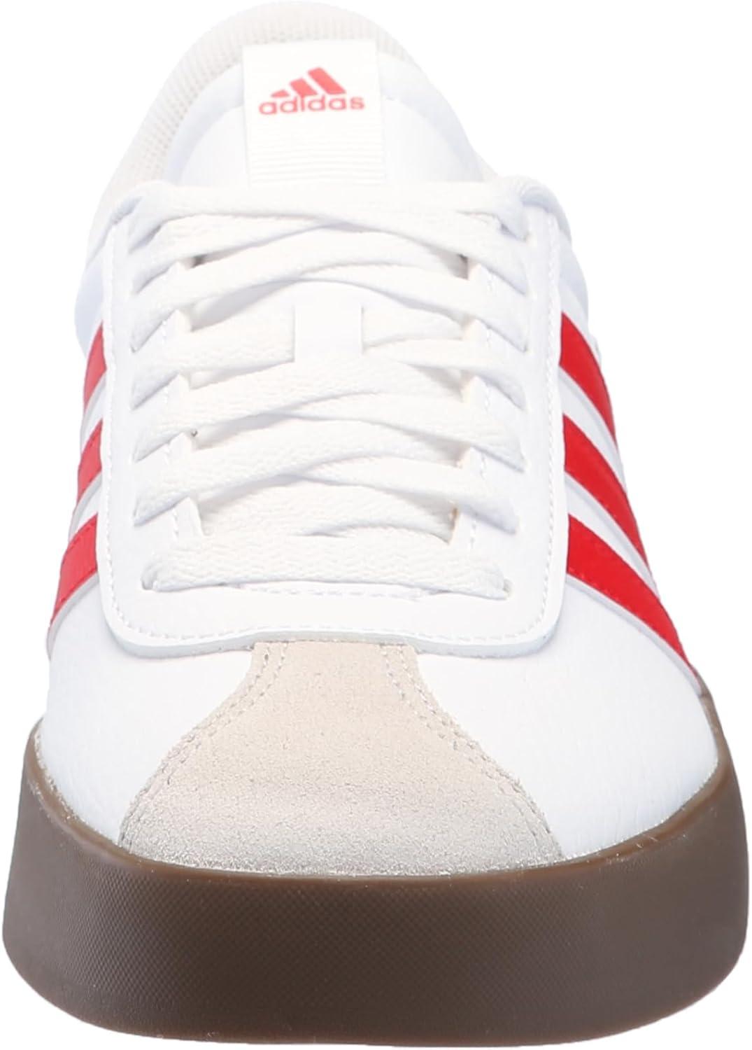 imageadidas Womens VL Court 30 SneakerWhiteBetter ScarletGum Multi