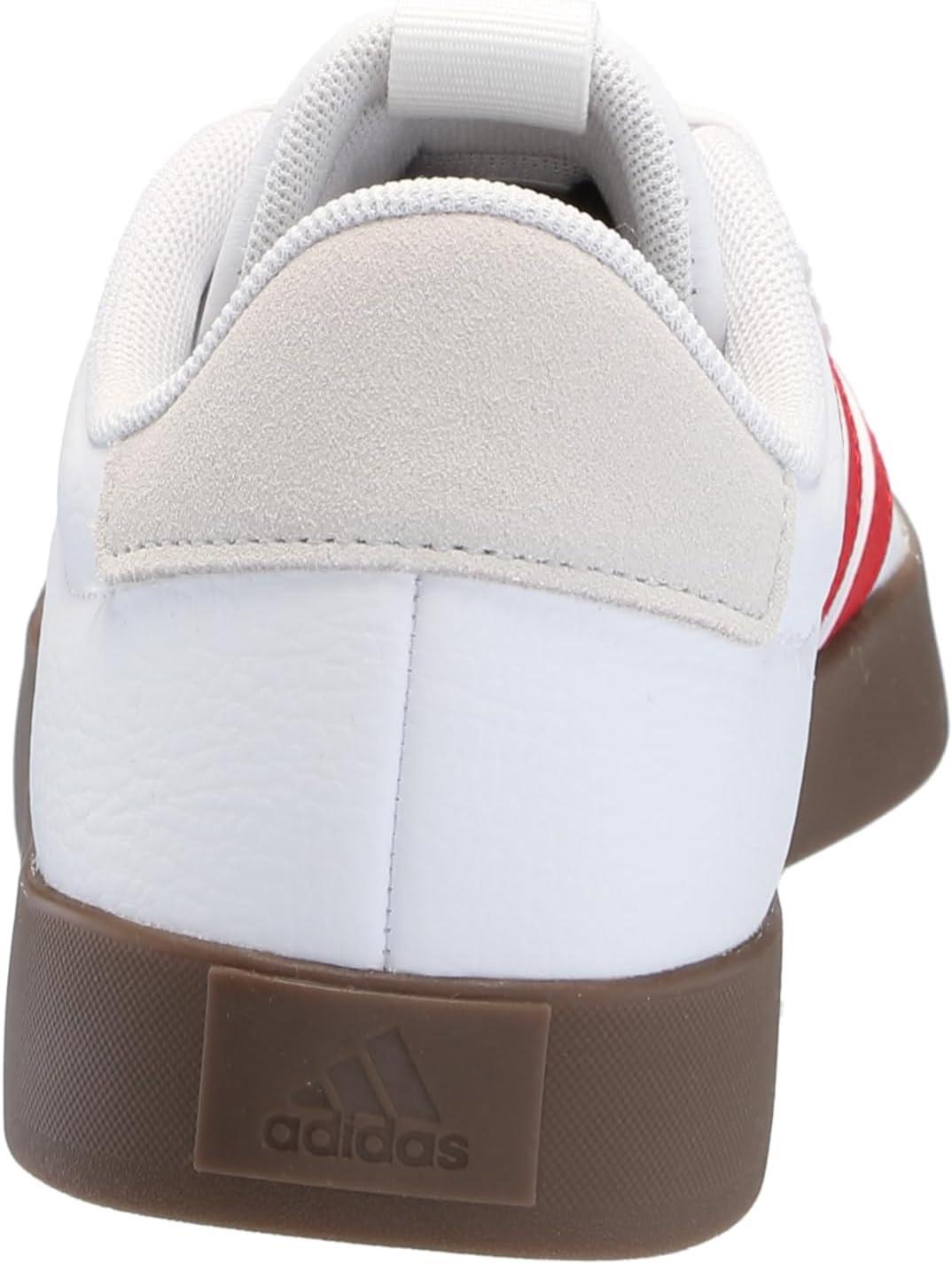 imageadidas Womens VL Court 30 SneakerWhiteBetter ScarletGum Multi