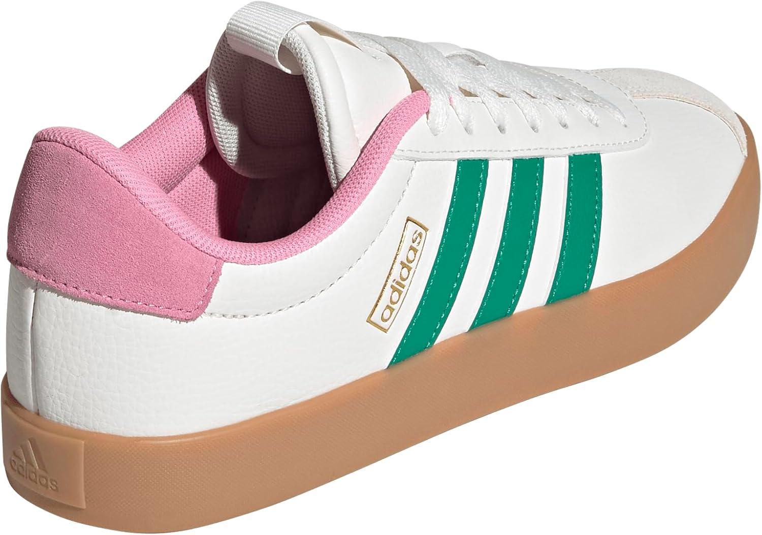 imageadidas Womens VL Court 30 SneakerWhiteCourt GreenBliss Pink