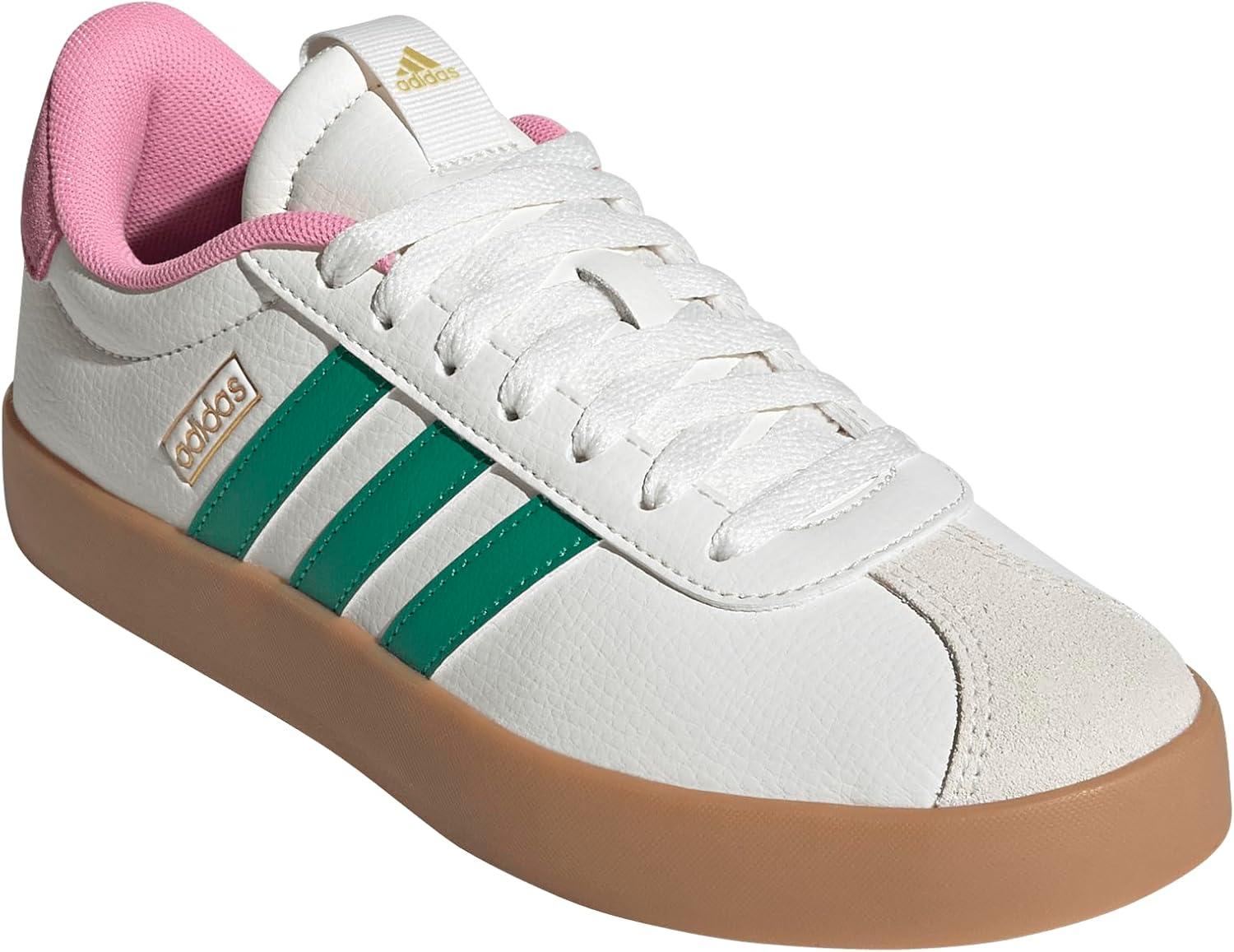imageadidas Womens VL Court 30 SneakerWhiteCourt GreenBliss Pink