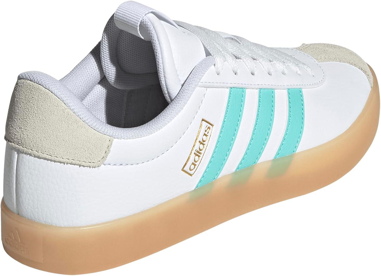 imageadidas Womens VL Court 30 SneakerWhiteFlash AquaAlumina