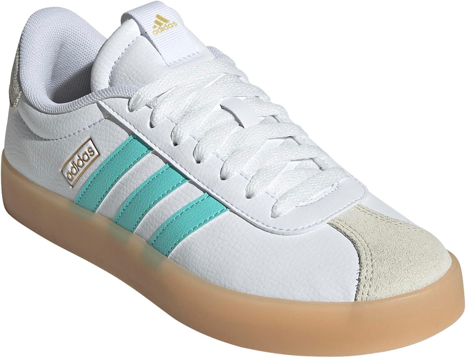 imageadidas Womens VL Court 30 SneakerWhiteFlash AquaAlumina