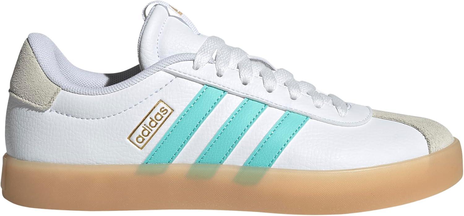 imageadidas Womens VL Court 30 SneakerWhiteFlash AquaAlumina
