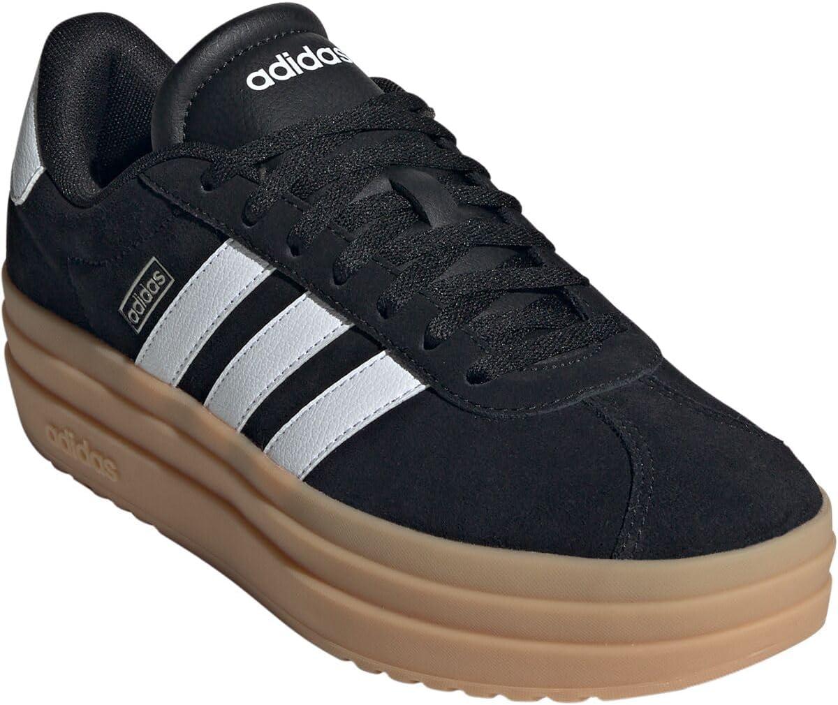 imageadidas Womens Vl Court Bold SneakerBlackWhiteGum