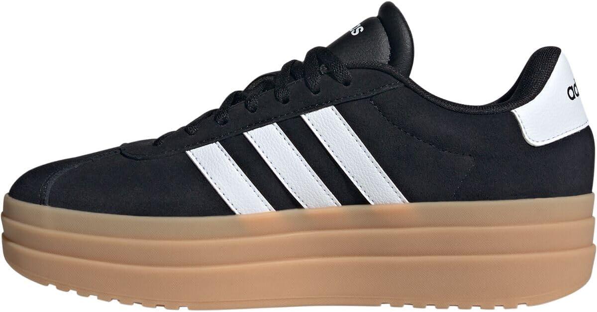 imageadidas Womens Vl Court Bold SneakerBlackWhiteGum