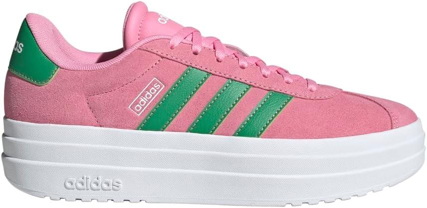 imageadidas Womens Vl Court Bold SneakerBliss PinkGreenWhite