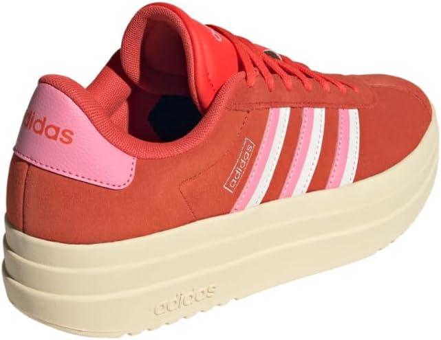 imageadidas Womens Vl Court Bold SneakerBright RedBliss PinkCloud White