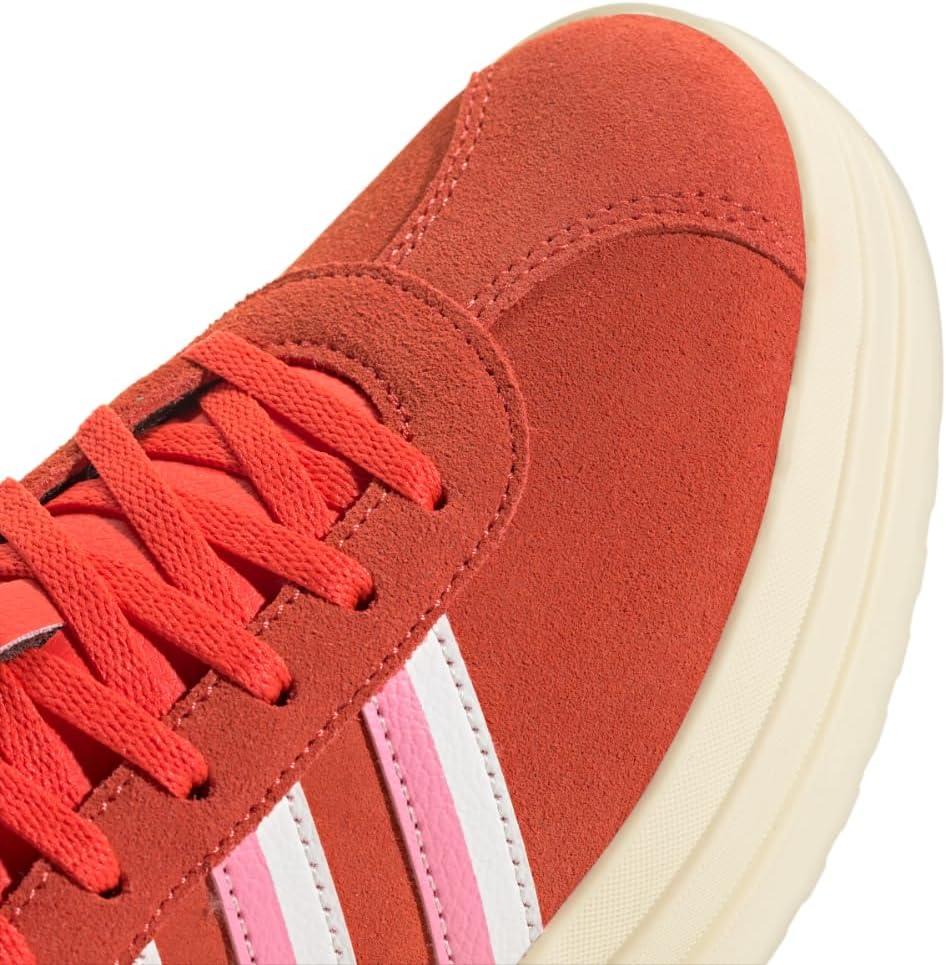 imageadidas Womens Vl Court Bold SneakerBright RedBliss PinkCloud White