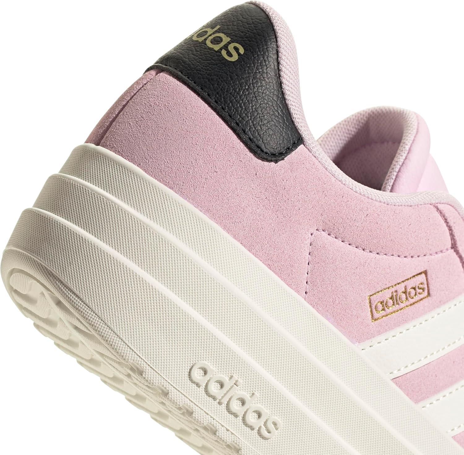 imageadidas Womens Vl Court Bold SneakerClear PinkWhiteBlack