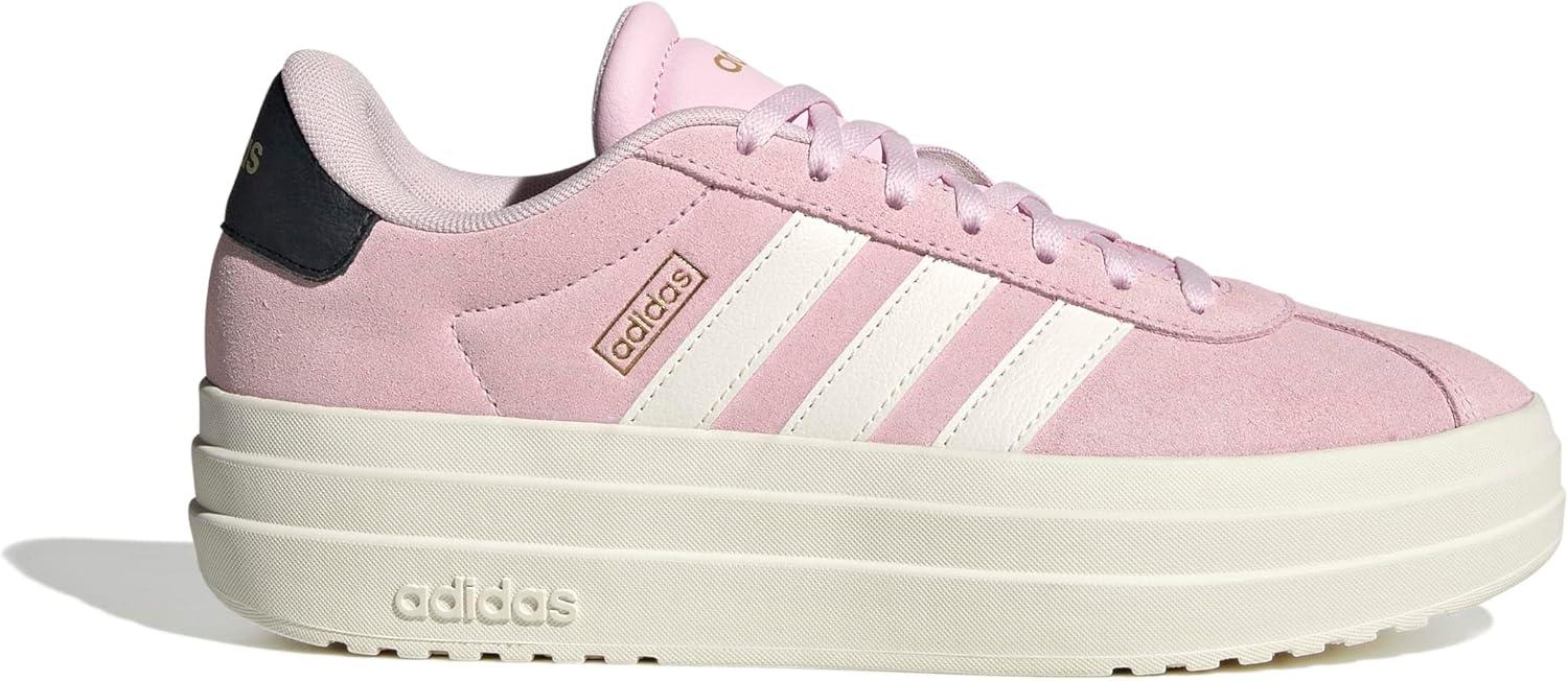 imageadidas Womens Vl Court Bold SneakerClear PinkWhiteBlack