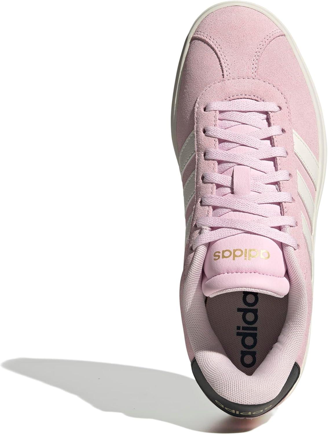 imageadidas Womens Vl Court Bold SneakerClear PinkWhiteBlack