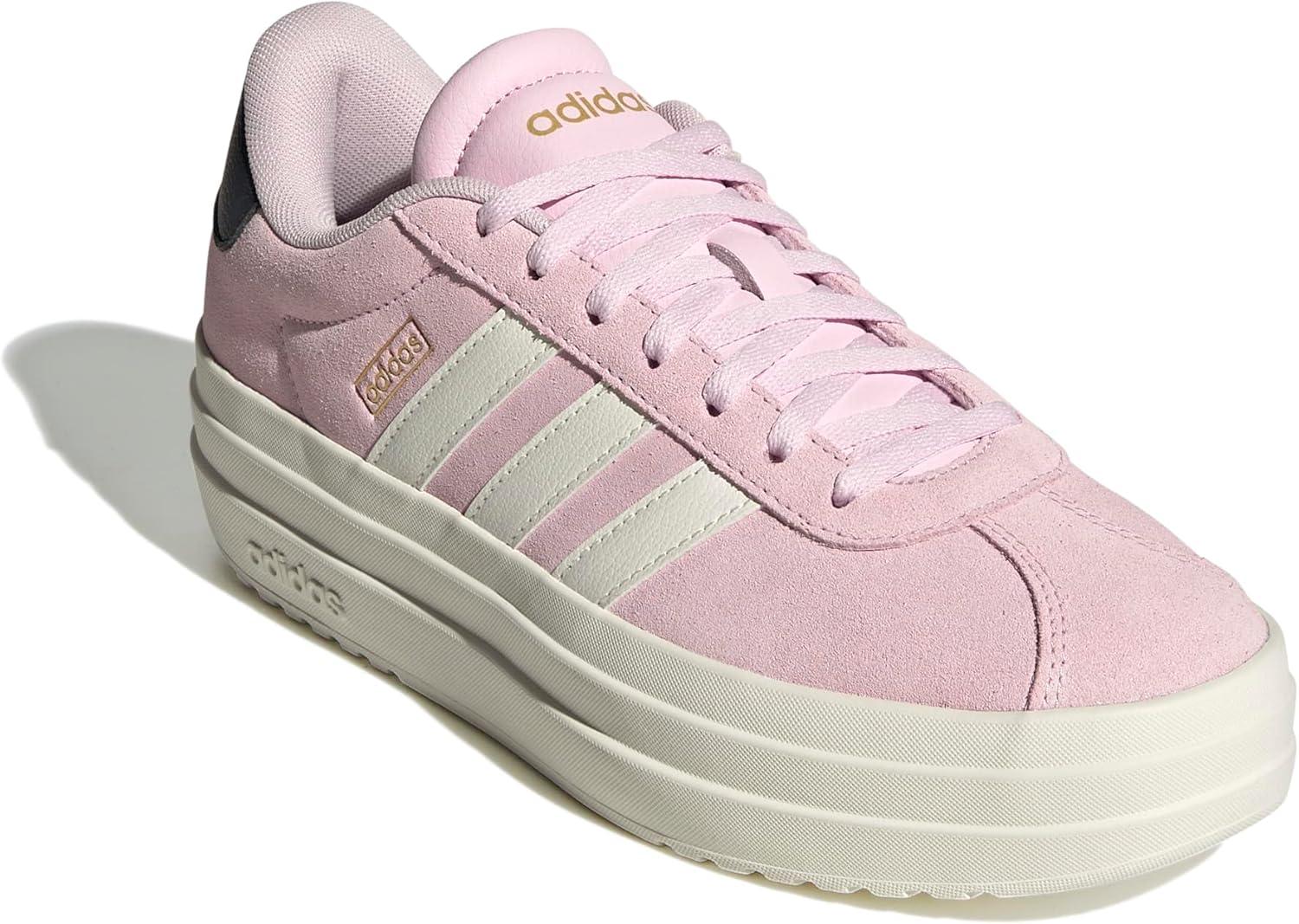 imageadidas Womens Vl Court Bold SneakerClear PinkWhiteBlack