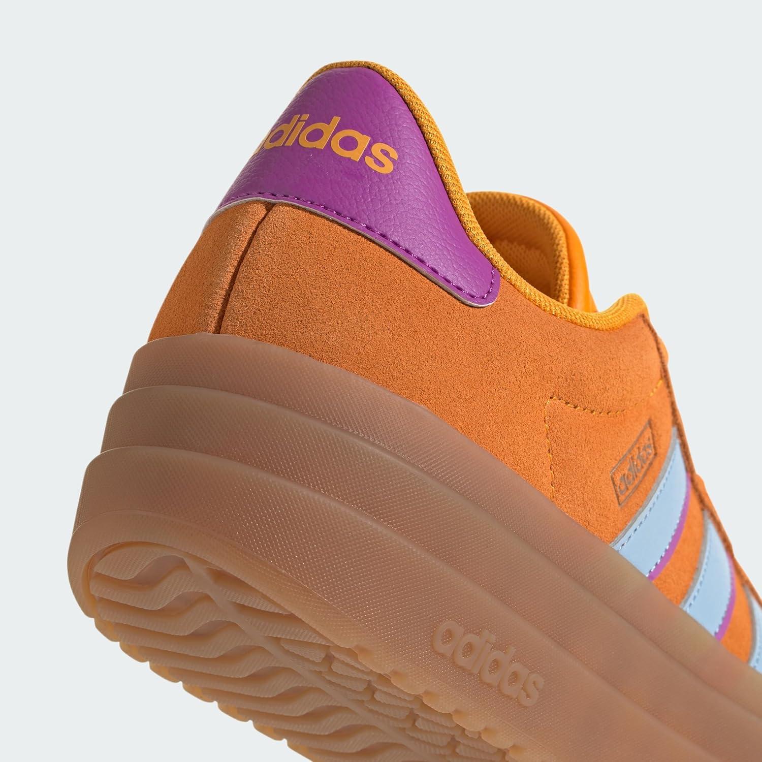 imageadidas Womens Vl Court Bold SneakerCrew OrangeBluePurple Burst