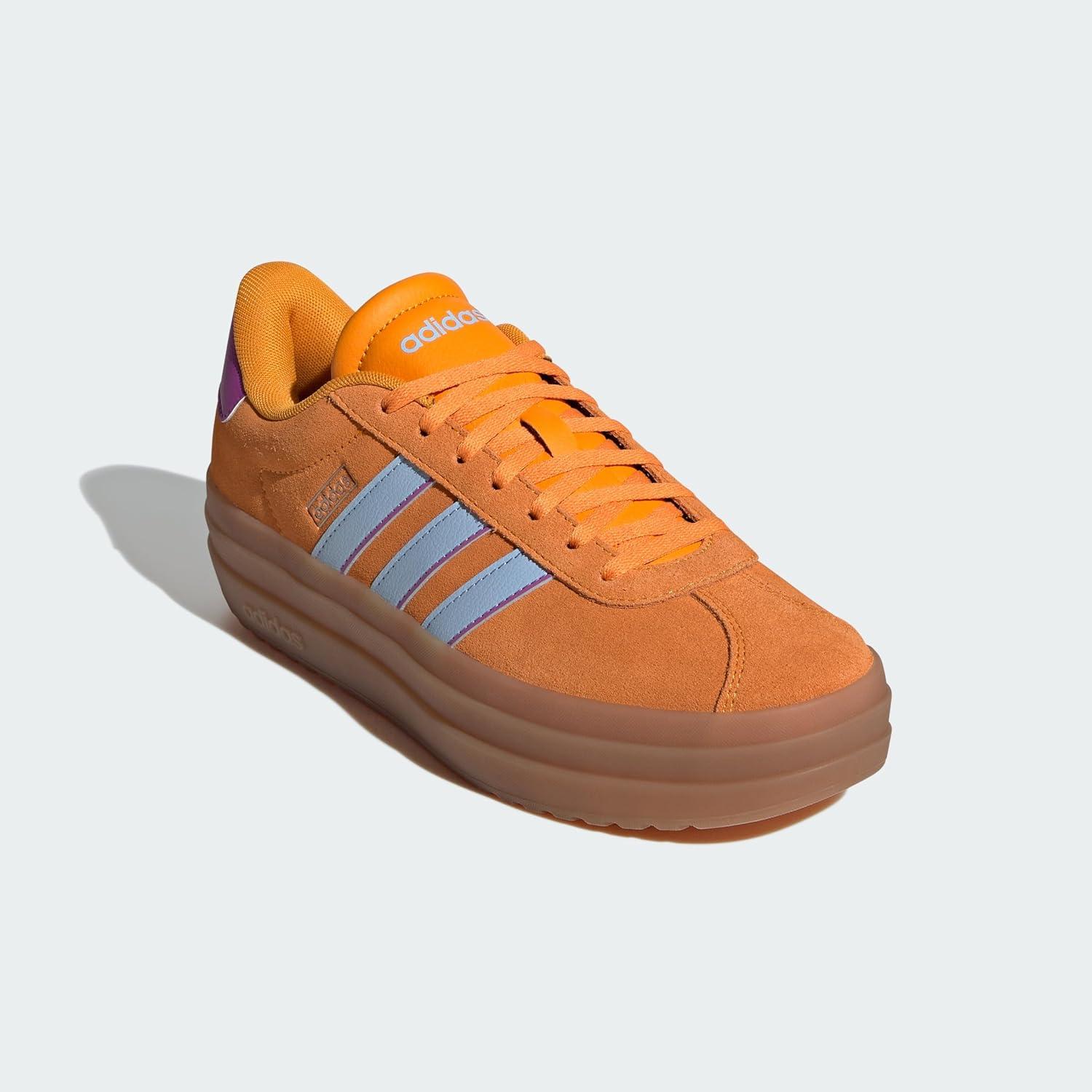 imageadidas Womens Vl Court Bold SneakerCrew OrangeBluePurple Burst