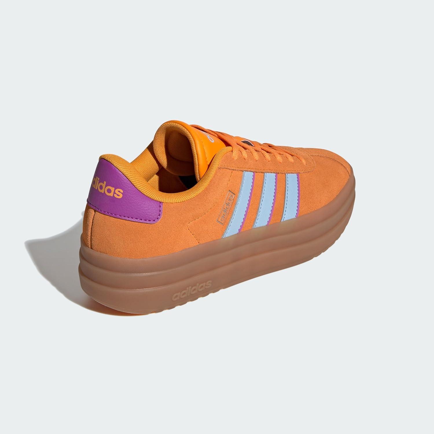 imageadidas Womens Vl Court Bold SneakerCrew OrangeBluePurple Burst
