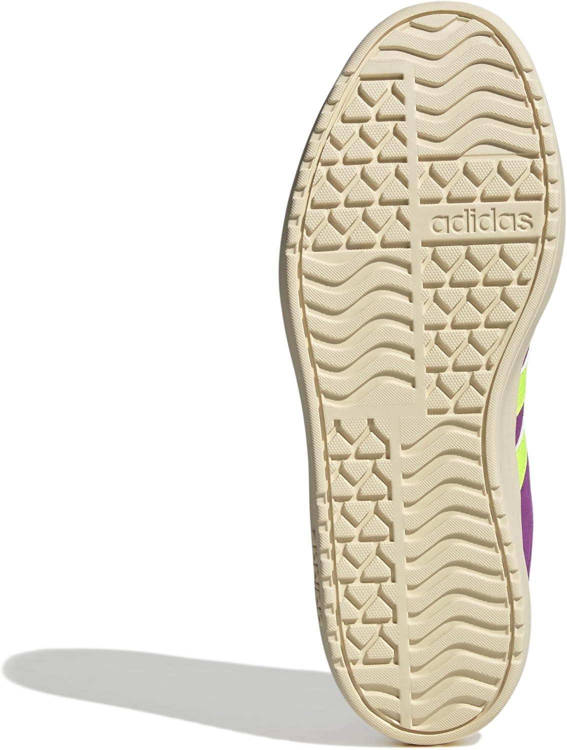 imageadidas Womens Vl Court Bold SneakerFlash PinkLucid LemonSilver Metallic