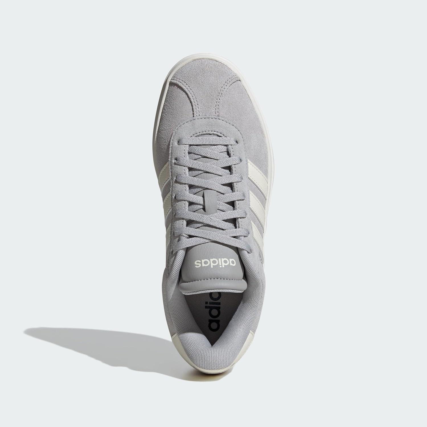 imageadidas Womens Vl Court Bold SneakerGreyOff WhiteChalk White