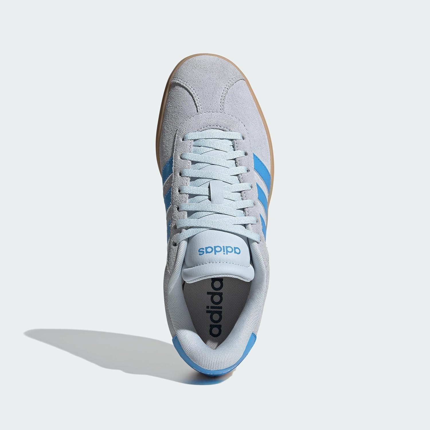 imageadidas Womens Vl Court Bold SneakerHalo BlueBlue BurstCyber Metallic