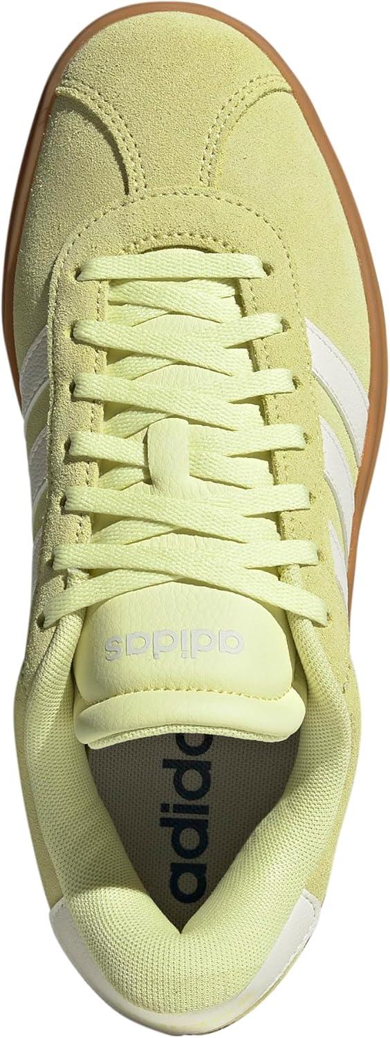 imageadidas Womens Vl Court Bold SneakerIce YellowOff WhiteLucid Lemon