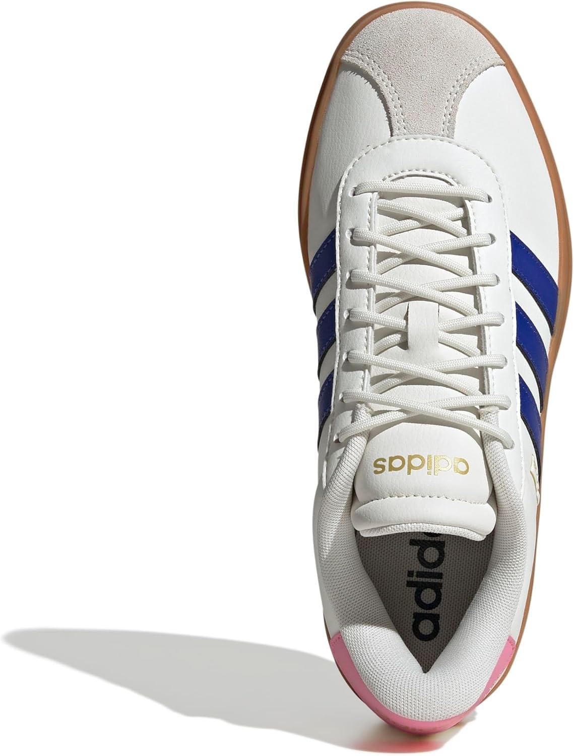imageadidas Womens Vl Court Bold SneakerWhiteSemi Lucid BlueBliss Pink