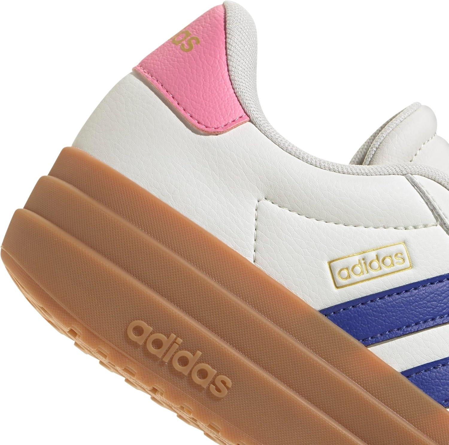 imageadidas Womens Vl Court Bold SneakerWhiteSemi Lucid BlueBliss Pink