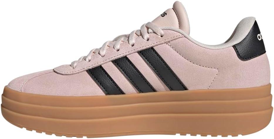 imageadidas Womens Vl Court Bold SneakerWonder QuartzBlackWonder Beige