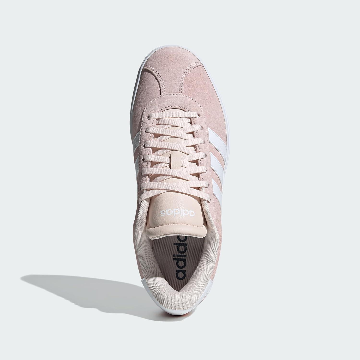 imageadidas Womens Vl Court Bold SneakerWonder QuartzWhiteWhite