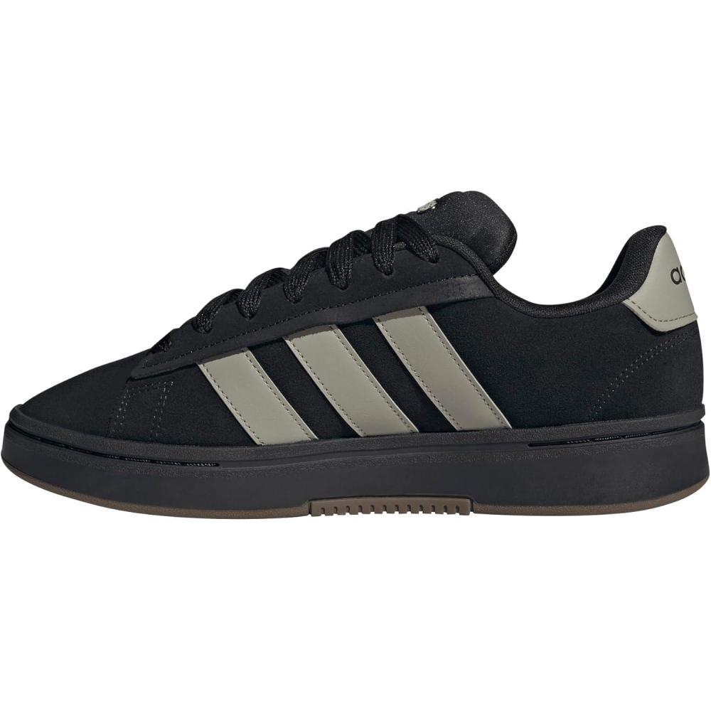 imageadidas Mens Grand Court Alpha ShoesBlackPutty BeigeGum