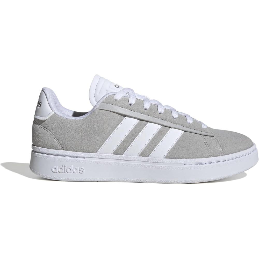 imageadidas Mens Grand Court Alpha ShoesGreyWhiteSilver Metallic