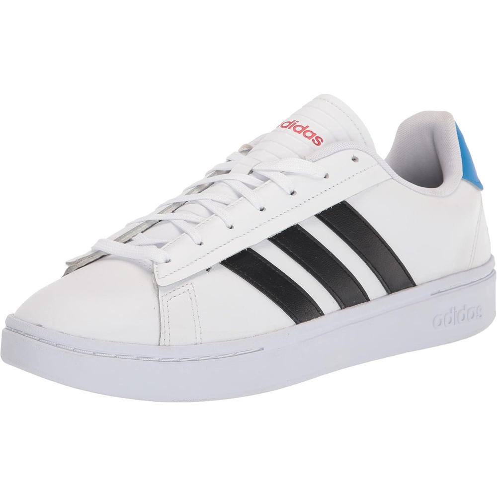 imageadidas Mens Grand Court Alpha ShoesWhiteCore BlackBlue Rush